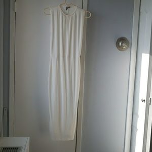 Asos white toga dress